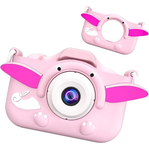 Bshop Digitális kamera gyerekeknek (rózsaszín, elefántos)