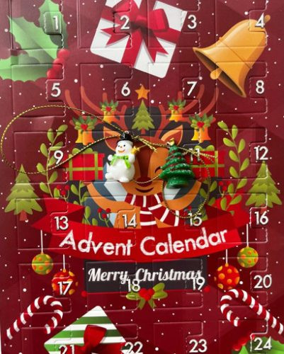 Adventi kalendárium (25x15cm)